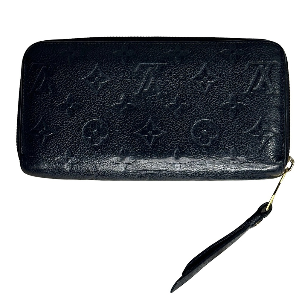 👀😍Pre loved Louis Vuitton Empreinte Zippy Wallet Black🔥🖤😍